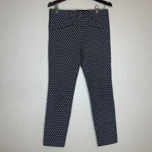 Gap Black White Geometric Print Skinny Pants